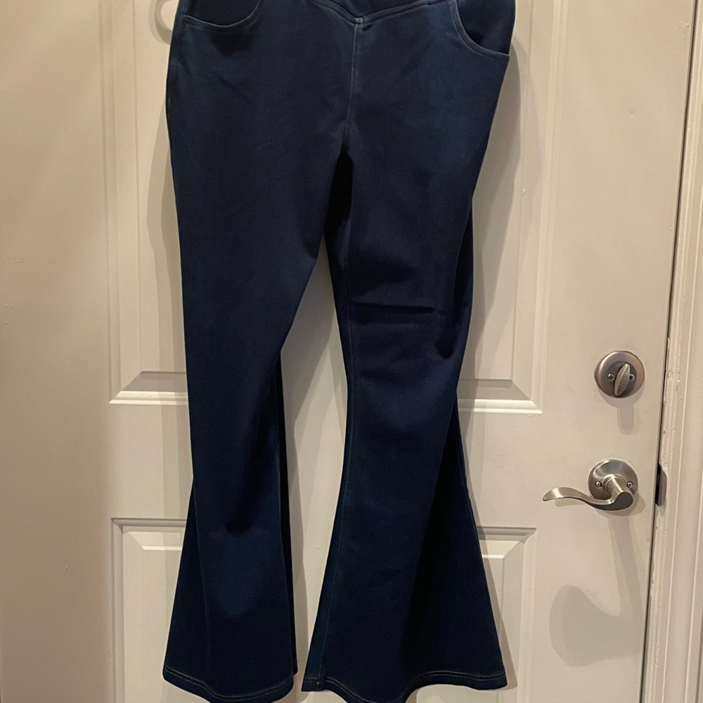 Halara Flex™ High Waisted Crossover Pocket Washed Casual Plus Size Jeans